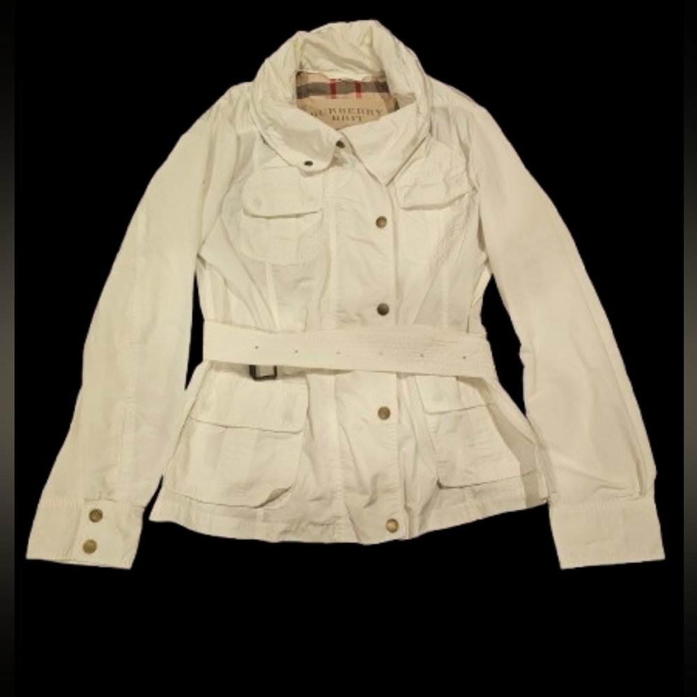 Burberry Brit White Utility Jacket